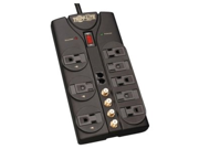 Tripp Lite Surge Protector 8 Outlet 10FT Cord 3240 Joule RJ11 2.2GHz Gold Coax 1800W [Non Retail Packaged]