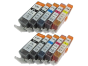 Ink4work 10 Pack PGI 225 CLI 226 Compatible Ink Cartridge For Pixma iP4820 iP4920 iX6520 MG5120 MG5220 MG5320 MX712 MX882 MX892