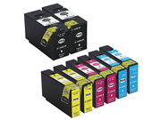 AIM @ Canon Compatible PGI 2200XL2B2CMY HI Yield Inkjet Combo Pack 2 BK 2 C M Y Generic