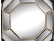 Champagne Octagon Wall Mirror