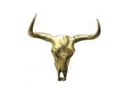 Benzara 61200 Resin Bison Skull Wall Decorative