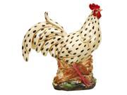 Ceramic Rooster For Tables Or Shelves Decor by Benzara