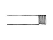 Kloeckner Metals Galv 3/4 Galvanized Steel Pipe, 21x3/4 Kloeckner Metals Galv 3/4 Galvanized Steel Pipe, 21x3/4
