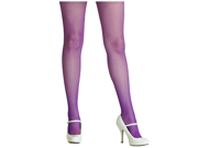 Purple Spandex Fishnet Tights