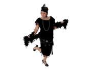 Deluxe Black Plus Size Flapper Deluxe Black Plus Size Flapper