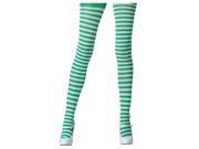 White Kelly Green Tights