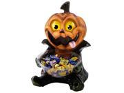 Large 20 Jack O Lantern Pumpkin Halloween Candy Holder Decoration Statue
