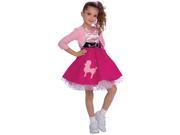 Child Fifties Girl Costume Rubies 883050