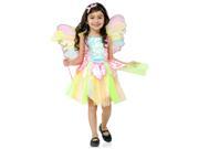 Child Rainbow Princess Fairy Costume