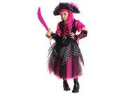 Girls Pink Caribbean Pirate Costume