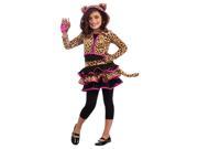Girls Leopard Hoodie Costume