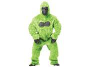 Green Gorilla Suit Ape Adult Halloween Costume