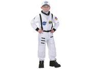 Jr Astronaut Suit White W Cap Child Costume 4 6