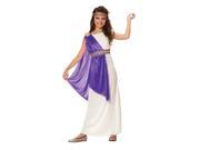 Girls Purple Roman Empress Costume