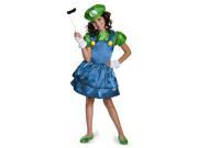 Girls Luigi Skirt Costume