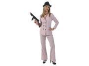 Plus Size Pink Gangster Moll Costume