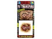 Tinsley Transfers Zombie Cheek Decay Makeup FX Transfers