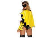 Reversible Black Yellow Superhero Cape