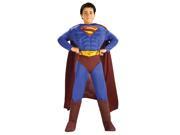 Superman Deluxe Muscle Chest Child Costume Medium