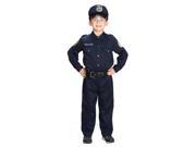 Kids Jr Police Officer Costume 8 10