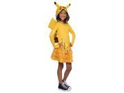 Pokemon Girls Pikachu Hoodie Dress Large