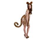 Morris Costumes Halloween Party Cosplay Oversized Leopard Tail
