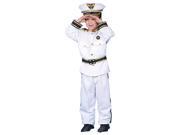 Navy Admiral Deluxe Child Medium 8 10