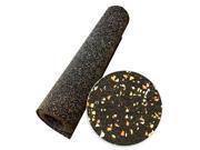 Rubber Cal Elephant Bark Recycled Rubber Flooring Rolls 5 mm Thick Candy Corn
