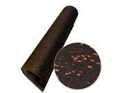 Rubber Cal Elephant Bark Recycled Rubber Flooring Rolls 5 mm Thick Red Dot