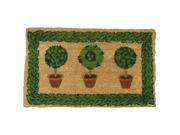 Grandma s Plants Decorative Home Door Mat 18 x 30 Colorful Coco Doormat
