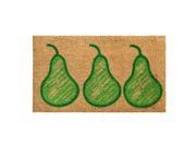 Bartellet Pears a Green Door Mat – 18x30 Inches