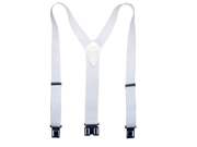 Perry Hook On Belt Suspenders Big N Tall The Original White 1.5 W x 54L