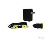Contour Charger Kit for Contour Video Camera Car Wall Charger USB Cable