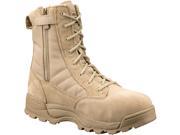 Original Swat Chase 9 Tactical Safety Toe Boots Side Zipper TAN 1194 04.5 EU36