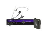 Gemini DJ VHF 1001HL C6 Single Channel VHF Wireless Headset System