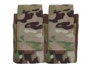 Every Day Carry Tactical MOLLE Webbing 5.56 Dual Rifle Magazine Pouch Multicam