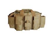 Every Day Carry Tactical 18 Bailout Shooting Range Bag with Magazine Pouches Tan