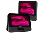 Philips PD9012 37 Dual 9 Widescreen Travel Portable Car DVD Player Black