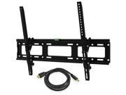 Ematic EMW6101 30 64 Inch LED LCD Flat Panel TV Tilt Wall Mount Kit HDMI Cable