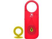 Xit Audio Clip X Clip Play Wireless Bluetooth Speaker w Built in Mic Red