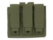 Every Day Carry Tactical Velcro MOLLE Triple Pistol Magazine Pouch