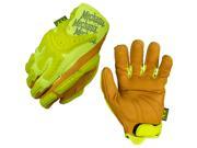 Mechanix Wear Safety High Visibility Heavy Duty Leather Gloves Large