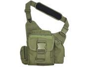 Every Day Carry Tactical Messenger Side Sling Shoulder Bag w Pistol Pocket ODG