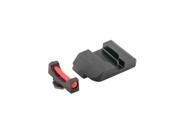 AmeriGlo Special Combination Sight Fits Glock 17 19 22 23 Red Fiber Front and Black Rear GFB 103