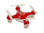 AWW Industries Gnat 4 CH 2.7GHz Radio Control Infrared Mini RC Quadcopter - Red