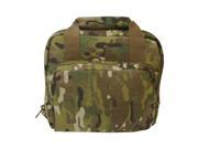 Every Day Carry Tactical Double Pistol Case w Lockable Zipper Multi Cam