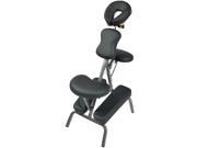 Professional Portable Foldable Light Weight Massage Chair w Carry Case Black