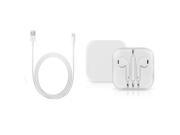 Apple OEM Authentic USB Data Sync Lightning Cable Earpods with Microphone