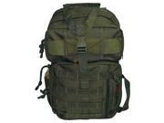 Every Day Carry Tactical Hydration Pack Ready Backpack with MOLLE Chest Strap Green