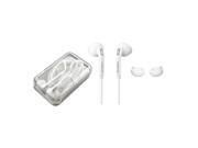 Samsung OEM Wired 3.55mm Headset with Answer End Microphone Volume Control White Case